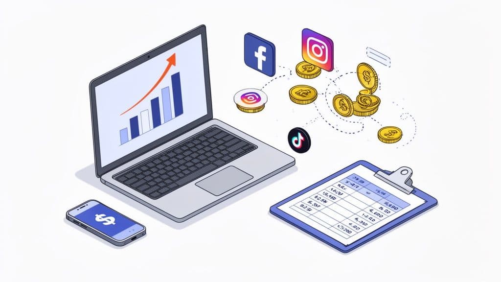 Cover image for: How to Measure Social Media ROI: how to measure social media roi, Guide How to Measure Social Media ROI: how to measure social media roi, Guide