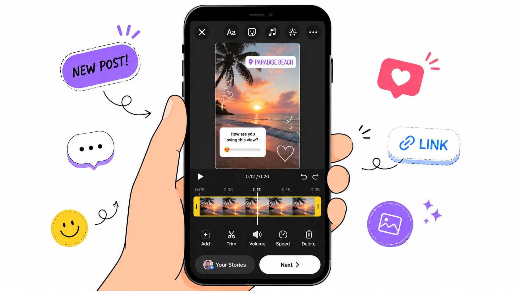 Cover image for: How to Choose a Video Editor for Instagram Stories How to Choose a Video Editor for Instagram Stories