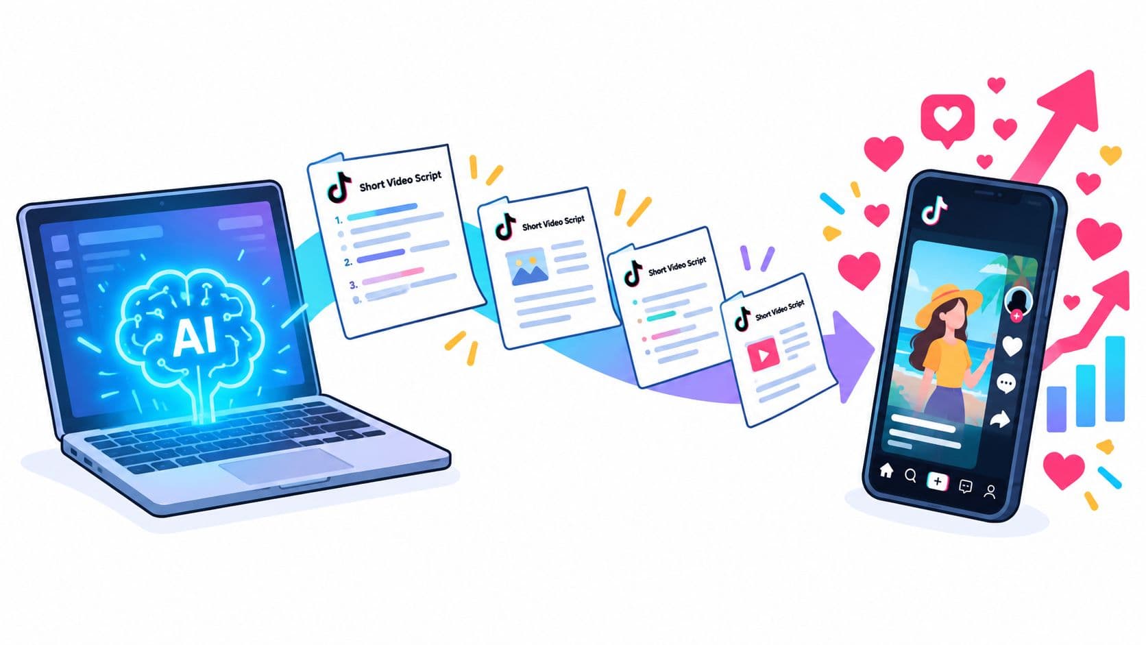 Featured image for: AI TikTok Script Generator Workflow That Actually Goes Viral AI TikTok Script Generator Workflow That Actually Goes Viral