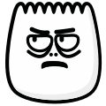 TikTok Disdain emoji