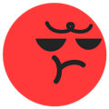 TikTok Sulk emoji