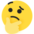 TikTok Thinking emoji