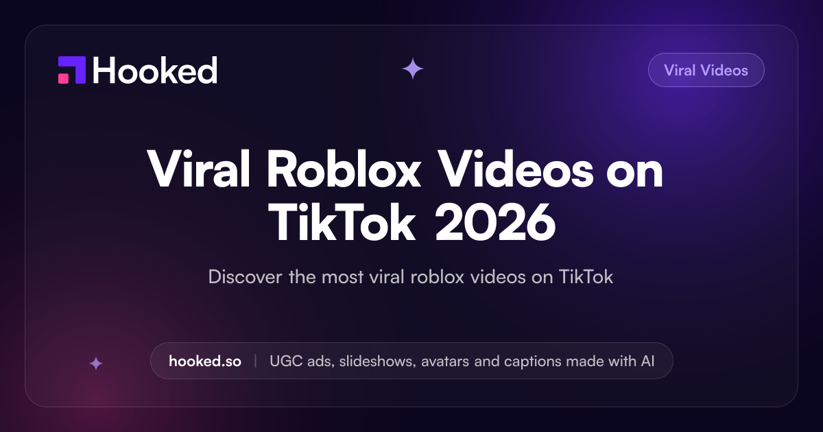 Viral Roblox Videos on TikTok 2026 | Hooked